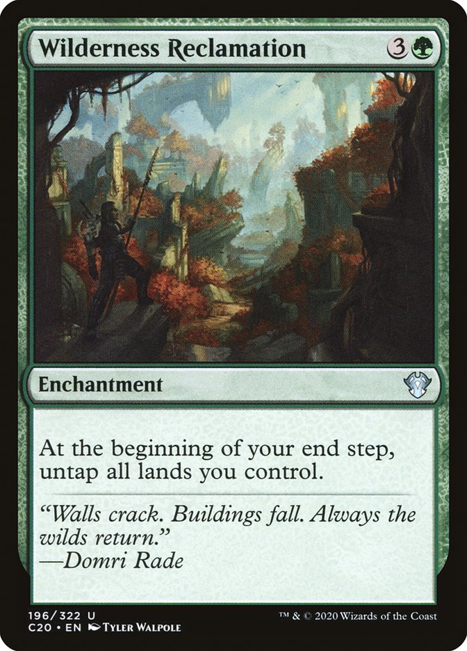 Wilderness Reclamation [Commander 2020] | Good Games Cannington