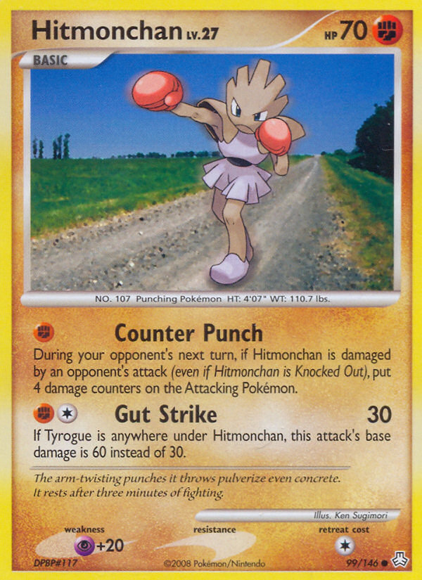 Hitmonchan (99/146) [Diamond & Pearl: Legends Awakened] | Good Games Cannington