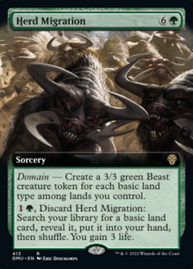 Herd Migration (Extended Art) [Dominaria United] | Good Games Cannington