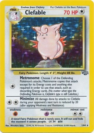 Clefable (1/64) [Jungle Unlimited] | Good Games Cannington