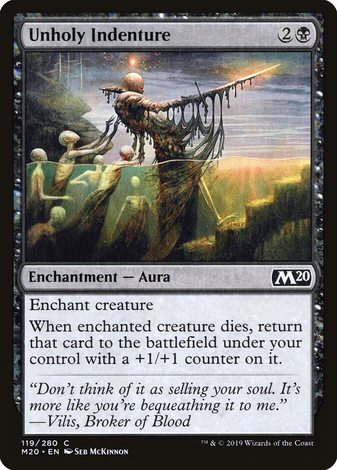 Unholy Indenture [Core Set 2020] | Good Games Cannington