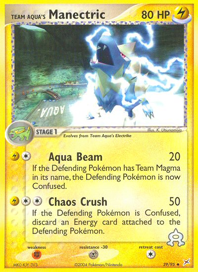 Team Aqua's Manectric (29/95) [EX: Team Magma vs Team Aqua] | Good Games Cannington