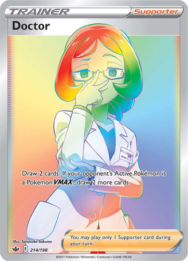 Doctor (214/198) [Sword & Shield: Chilling Reign] | Good Games Cannington
