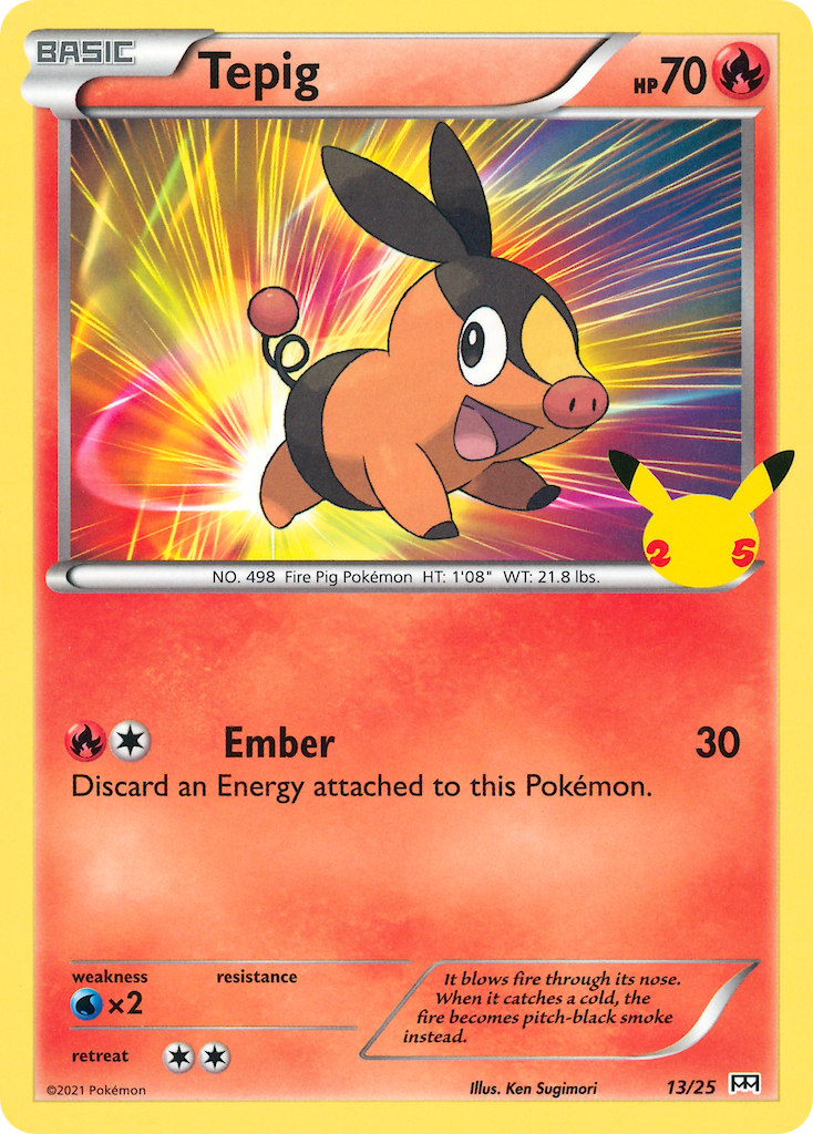 Tepig (13/25) [McDonald's 25th Anniversary] | Good Games Cannington
