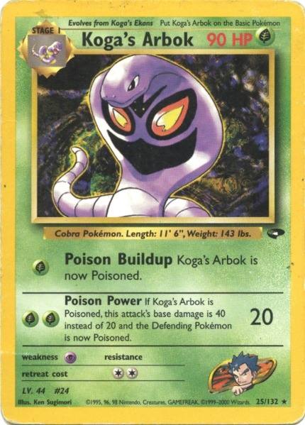 Koga's Arbok (25/132) [Gym Challenge Unlimited] | Good Games Cannington
