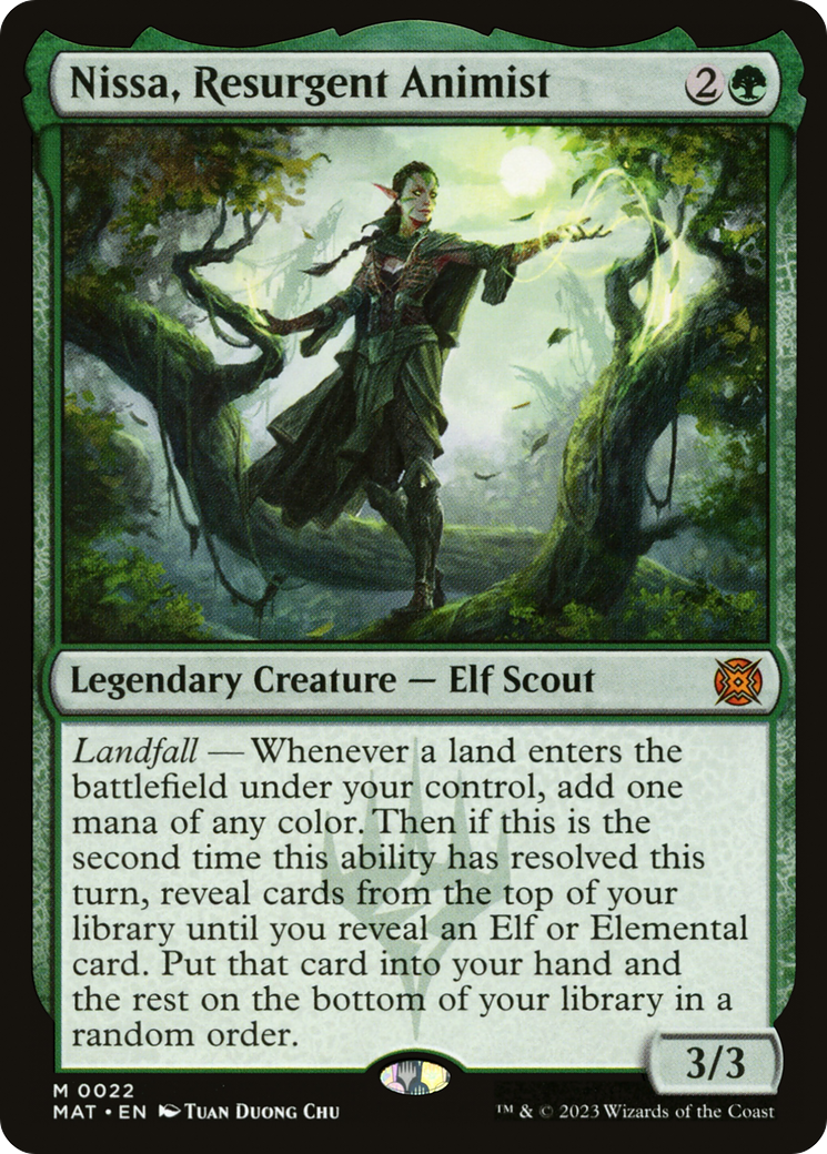 Nissa, Resurgent Animist [March of the Machine: The Aftermath] | Good Games Cannington