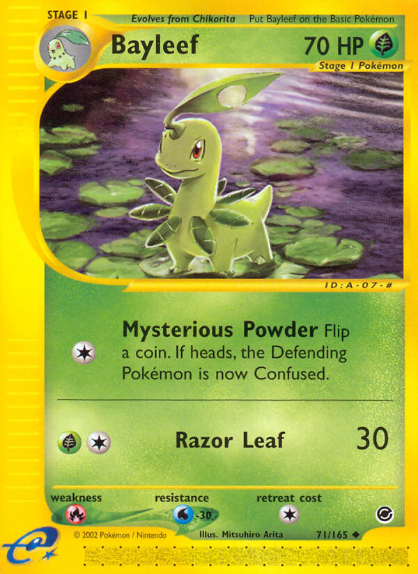 Bayleef (71/165) [Expedition: Base Set] | Good Games Cannington