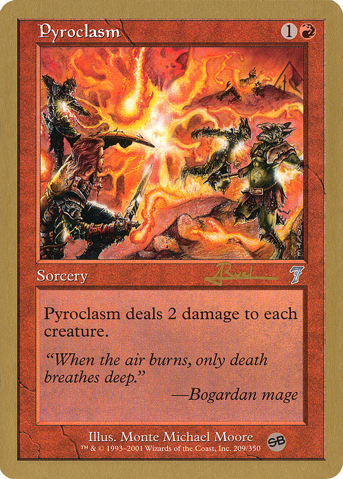 Pyroclasm (Antoine Ruel) (SB) [World Championship Decks 2001] | Good Games Cannington