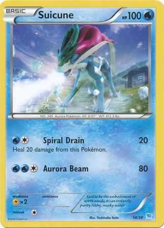 Suicune (14/30) [XY: Trainer Kit 3 - Suicune] | Good Games Cannington