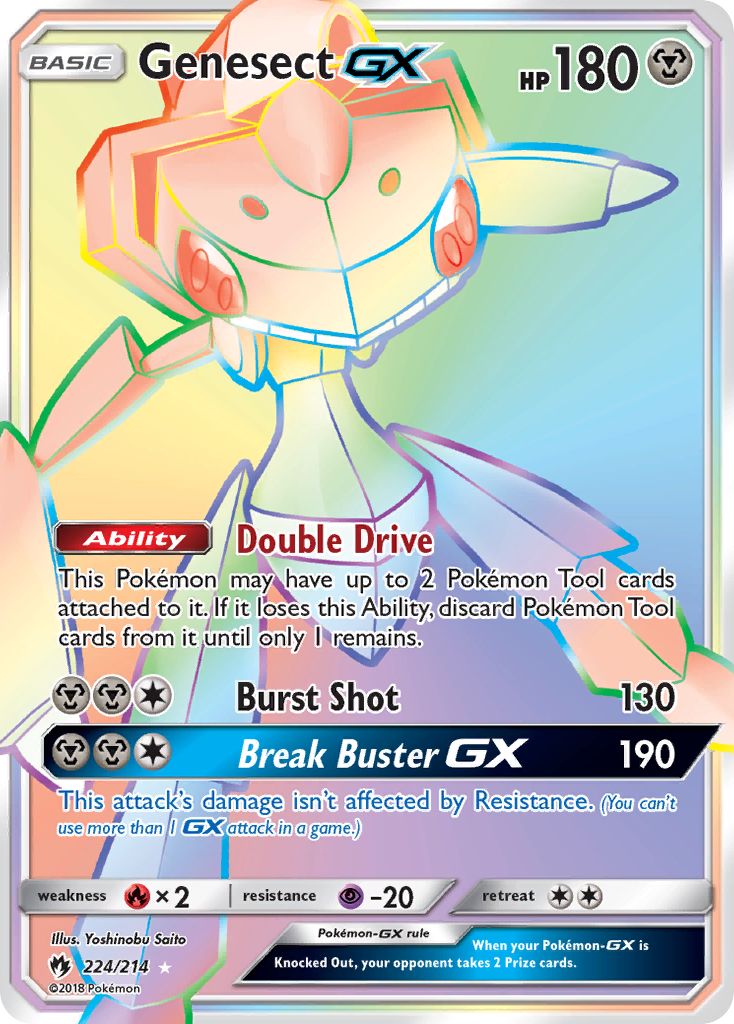 Genesect GX (224/214) [Sun & Moon: Lost Thunder] | Good Games Cannington