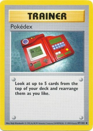 Pokedex (87/102) [Base Set Shadowless Unlimited] | Good Games Cannington