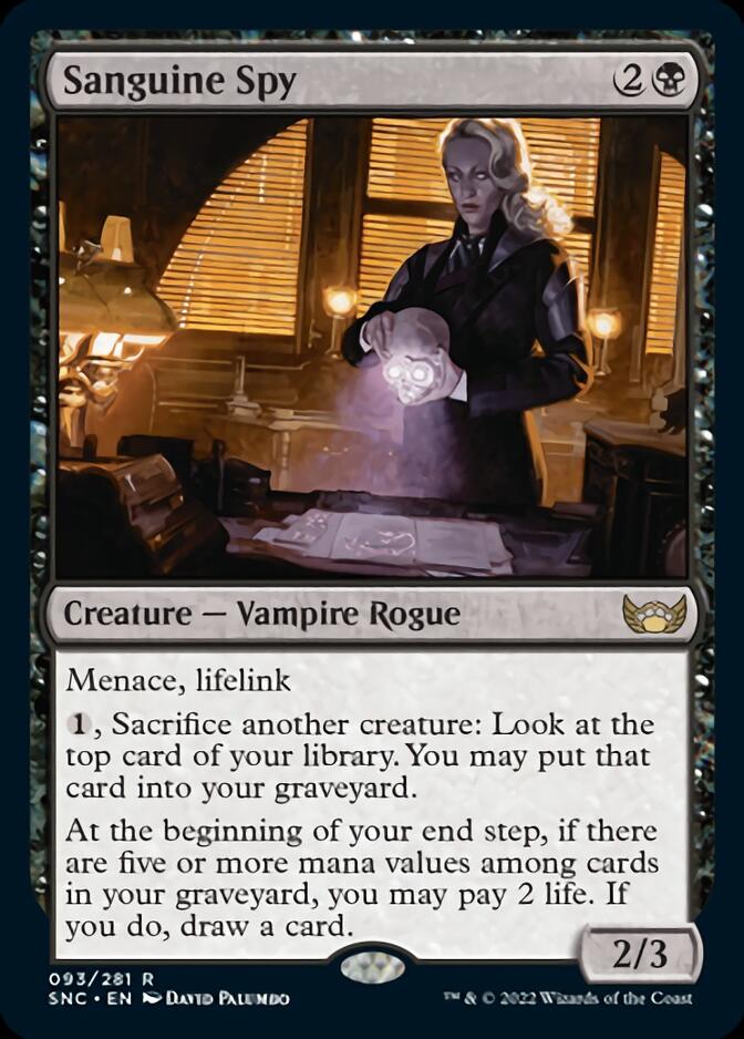 Sanguine Spy [Streets of New Capenna] | Good Games Cannington