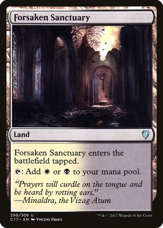Forsaken Sanctuary [Commander 2017] | Good Games Cannington