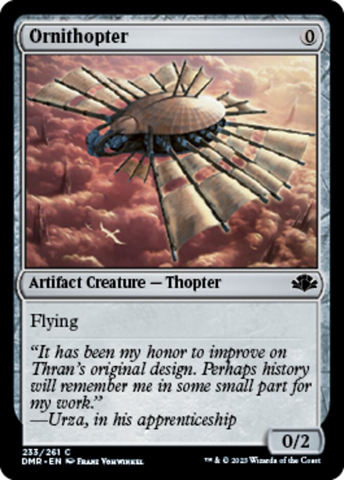 Ornithopter [Dominaria Remastered] | Good Games Cannington