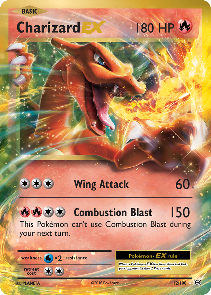 Charizard EX (12/108) [XY: Evolutions] | Good Games Cannington