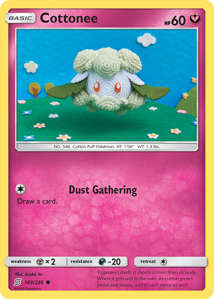 Cottonee (143/236) [Sun & Moon: Unified Minds] | Good Games Cannington