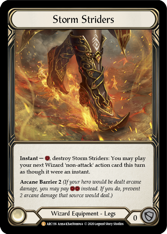 Storm Striders [U-ARC116] Unlimited Rainbow Foil | Good Games Cannington