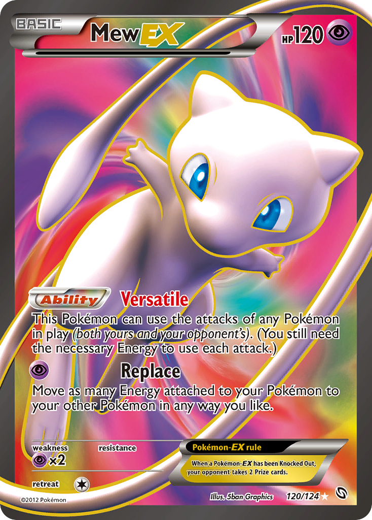 Mew EX (120/124) [Black & White: Dragons Exalted] | Good Games Cannington