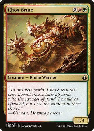 Rhox Brute [Battlebond] | Good Games Cannington