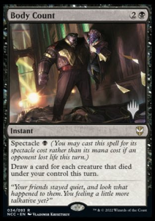 Body Count (Promo Pack) [Streets of New Capenna Commander Promos] | Good Games Cannington