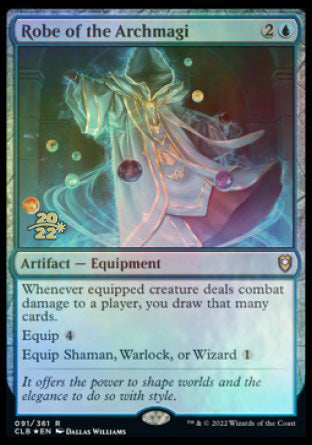 Robe of the Archmagi [Commander Legends: Battle for Baldur's Gate Prerelease Promos] | Good Games Cannington