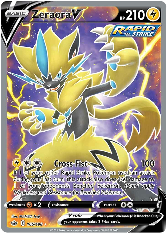 Zeraora V (165/198) [Sword & Shield: Chilling Reign] | Good Games Cannington