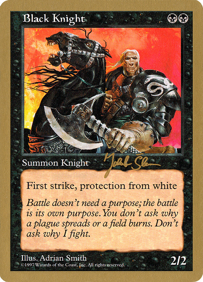 Black Knight (Jakub Slemr) [World Championship Decks 1997] | Good Games Cannington