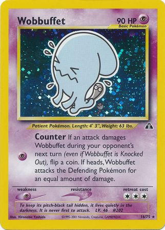 Wobbuffet (16/75) [Neo Discovery Unlimited] | Good Games Cannington