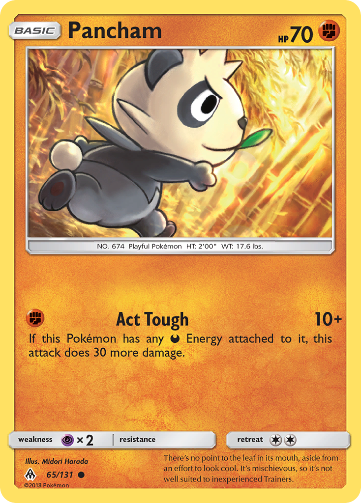 Pancham (65/131) [Sun & Moon: Forbidden Light] | Good Games Cannington