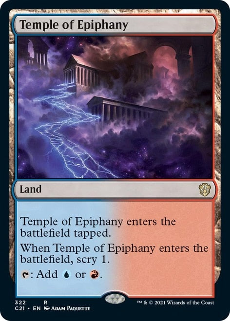 Temple of Epiphany [Commander 2021] | Good Games Cannington