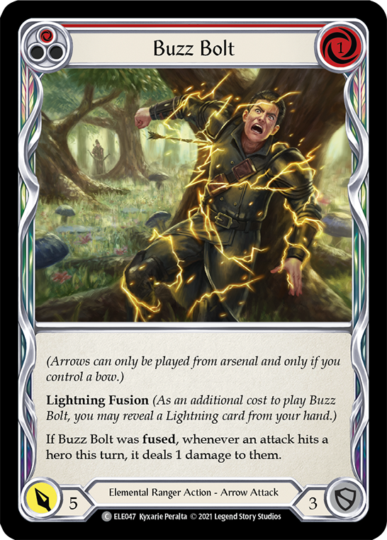Buzz Bolt (Red) [ELE047] (Tales of Aria)  1st Edition Normal | Good Games Cannington