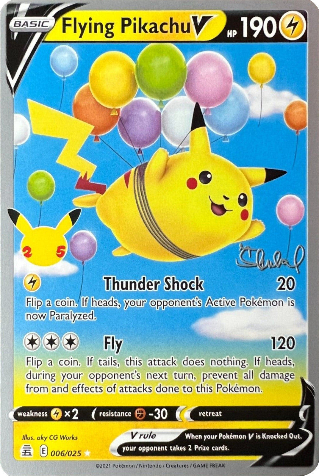 Flying Pikachu V (006/025) (ADP - Ondrej Skubal) [World Championships 2022] | Good Games Cannington