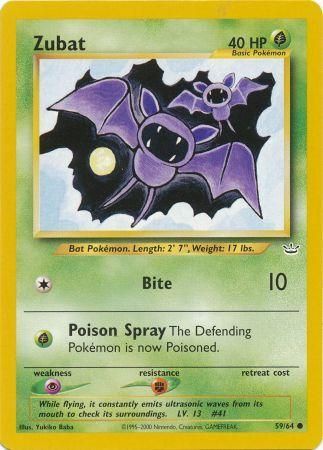 Zubat (59/64) [Neo Revelation Unlimited] | Good Games Cannington