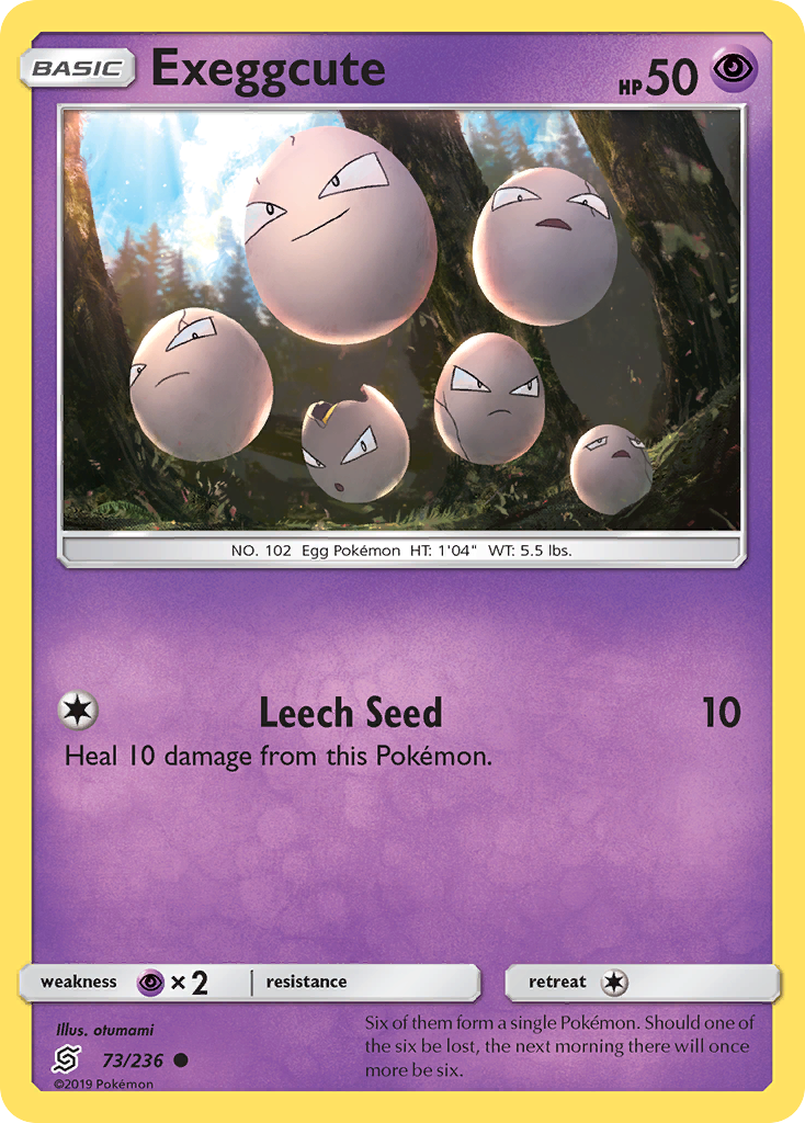 Exeggcute (73/236) [Sun & Moon: Unified Minds] | Good Games Cannington