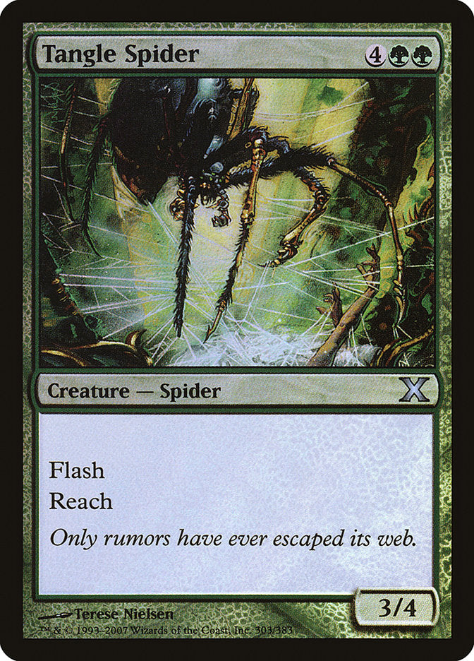 Tangle Spider (Premium Foil) [Tenth Edition] | Good Games Cannington
