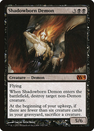Shadowborn Demon [Magic 2014] | Good Games Cannington