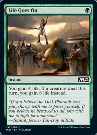 Life Goes On [Core Set 2021] | Good Games Cannington