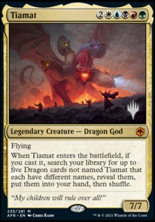 Tiamat (Promo Pack) [Dungeons & Dragons: Adventures in the Forgotten Realms Promos] | Good Games Cannington