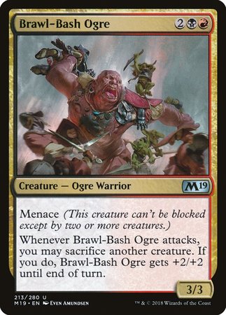 Brawl-Bash Ogre [Core Set 2019] | Good Games Cannington