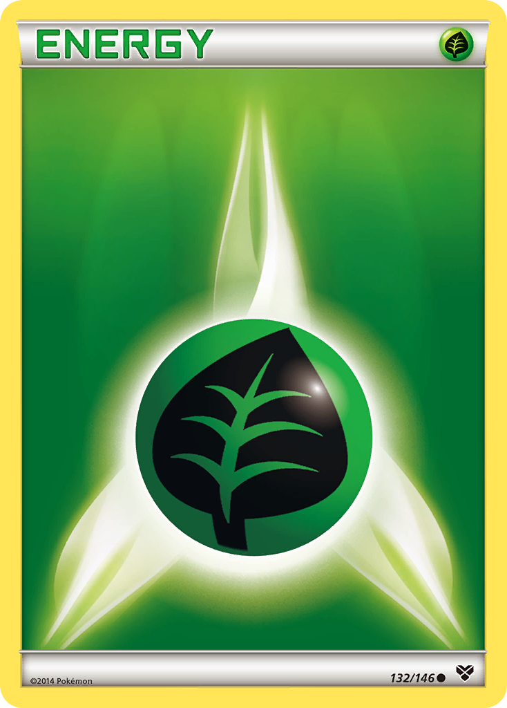 Grass Energy (132/146) [XY: Base Set] | Good Games Cannington