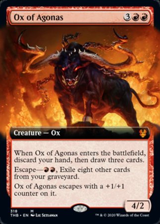 Ox of Agonas (Extended Art) [Theros Beyond Death] | Good Games Cannington
