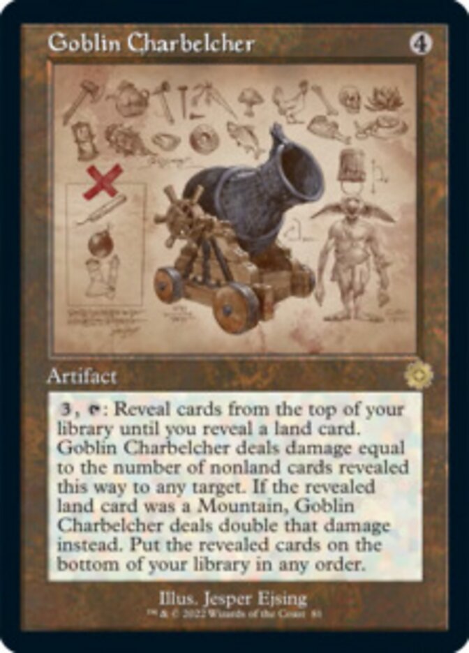 Goblin Charbelcher (Retro Schematic) [The Brothers' War Retro Artifacts] | Good Games Cannington