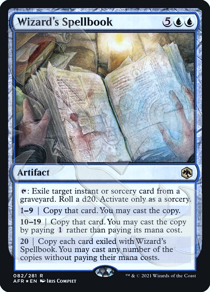 Wizard's Spellbook (Ampersand Promo) [Dungeons & Dragons: Adventures in the Forgotten Realms Promos] | Good Games Cannington