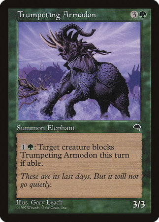 Trumpeting Armodon [Tempest] | Good Games Cannington