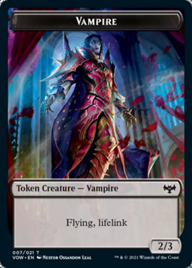 Vampire Token (007) [Innistrad: Crimson Vow Tokens] | Good Games Cannington