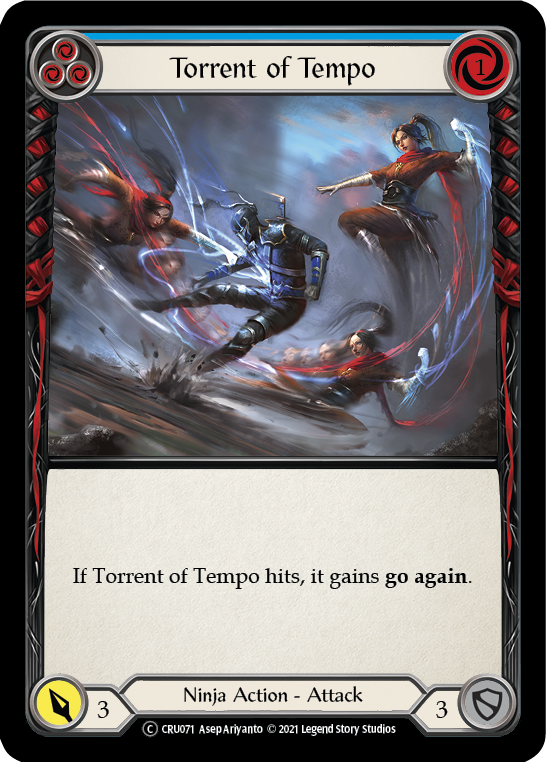 Torrent of Tempo (Blue) [U-CRU071] Unlimited Normal | Good Games Cannington