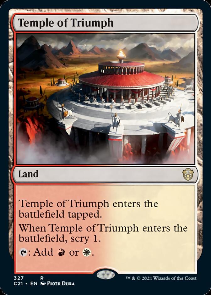 Temple of Triumph [Commander 2021] | Good Games Cannington