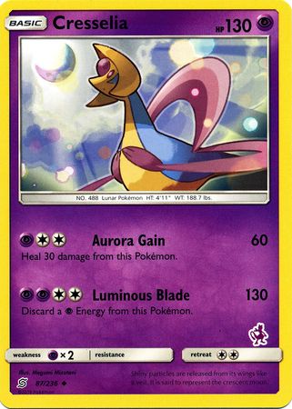 Cresselia (87/236) (Mewtwo Deck) [Battle Academy 2020] | Good Games Cannington