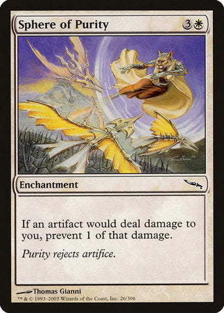 Sphere of Purity [Mirrodin] | Good Games Cannington
