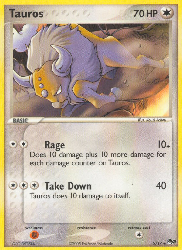Tauros (5/17) [POP Series 2] | Good Games Cannington